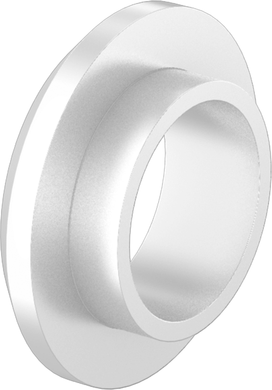 PTFE Düz Kenarlı Yalıtım Manşon Pulları, 4 Numaralı Vida Boyutu için, 0.115" İç Çap, 0.200" Dış Çap — 0.030", 0.115", 0.136"
