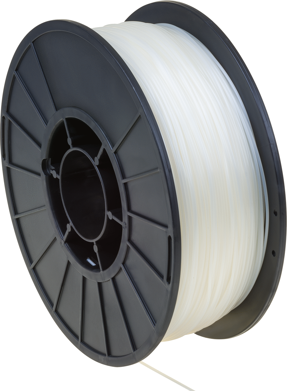 Neme Dayanıklı 3D Yazıcı Filamenti, Pctg Plastik, Yarı Şeffaf, 2.85 mm Çap — Absorbent, Chemical Resistant, Extra High Strength, High Str…