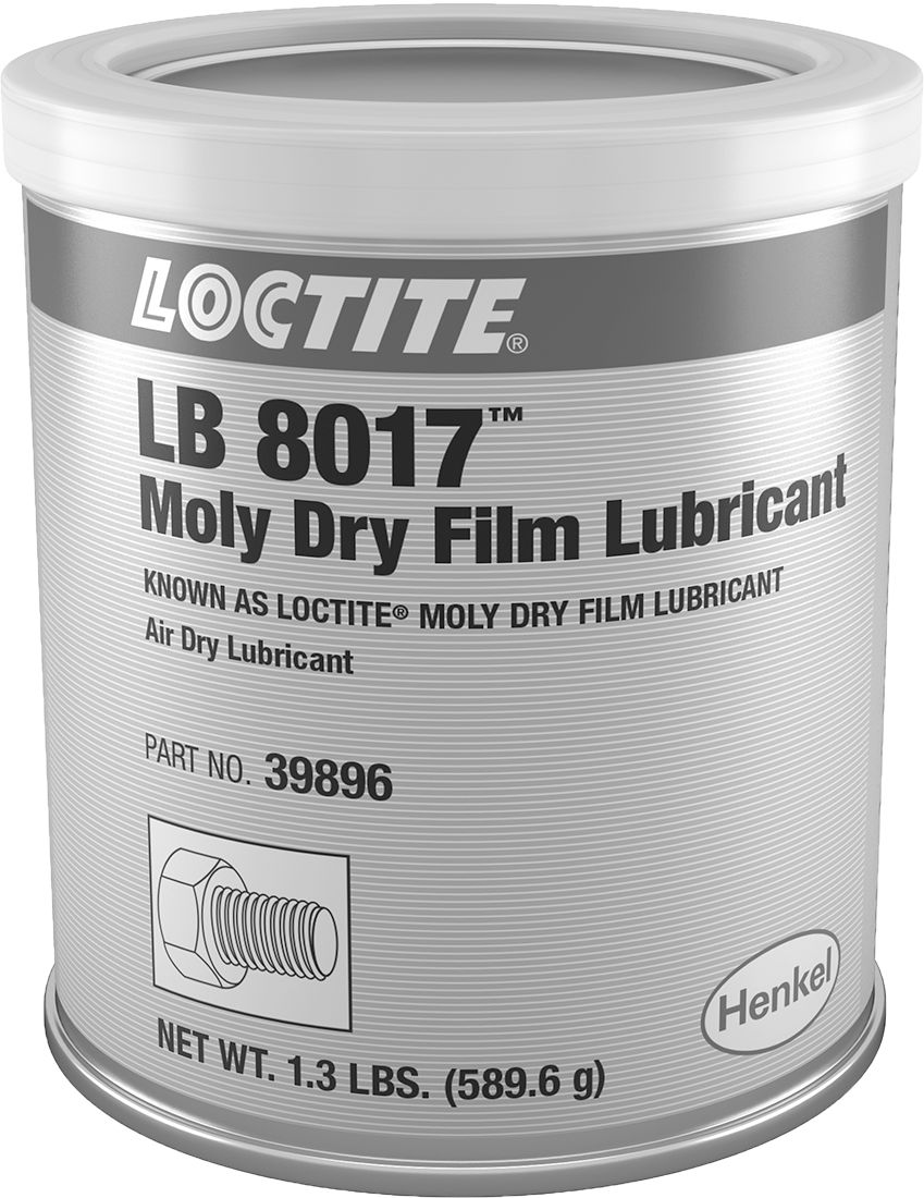 Loctite® Yağlayıcı, lb8017 Molibden Kuru Film, Kuru Film, 1.3 lbs. Teneke Kutu
