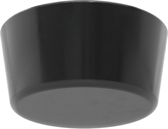 SBR Kauçuk Konik Tapa, Anma Ölçüsü 10.5, 1-53/64" ila 2-1/32" İç Çap için, Delik Olmadan