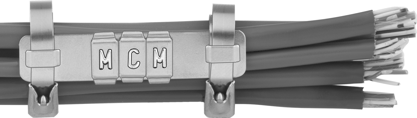 Shown with Marker Plate and Lock Ties