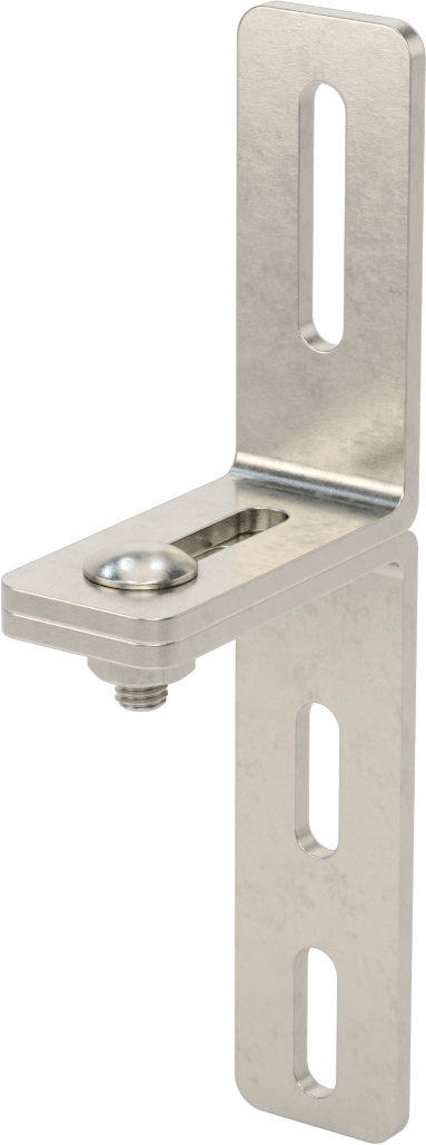 3-1/4" x 8-3/4" x 3/16" İki Parçalı L-Braket — L-Braket, Paslanmaz Çelik, 8 3⁄4"