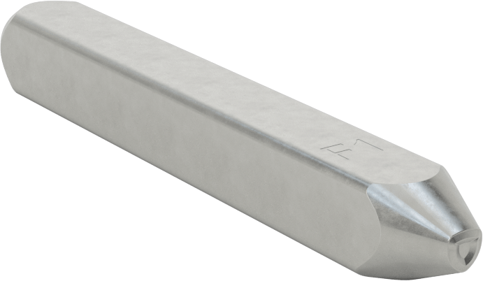 Denetim Sembolü Çelik Damga, Sembol F1, 1/8" Karakter Yüksekliği