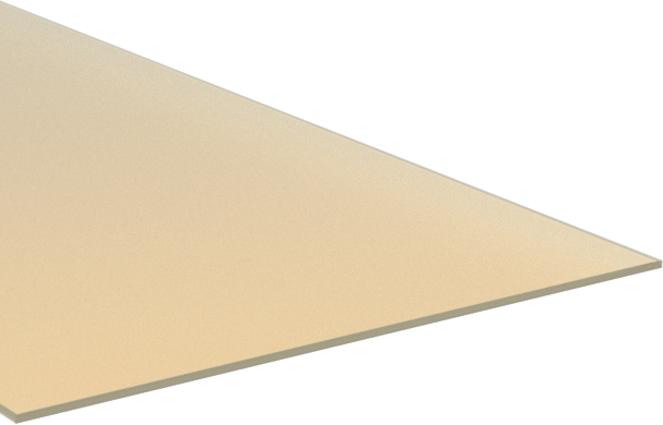 Arka Yüzü Yapışkanlı Plastik Kenar Çıtası, Kaygan PTFE, 1/2" Genişlik x 0.005" Yükseklik Dış