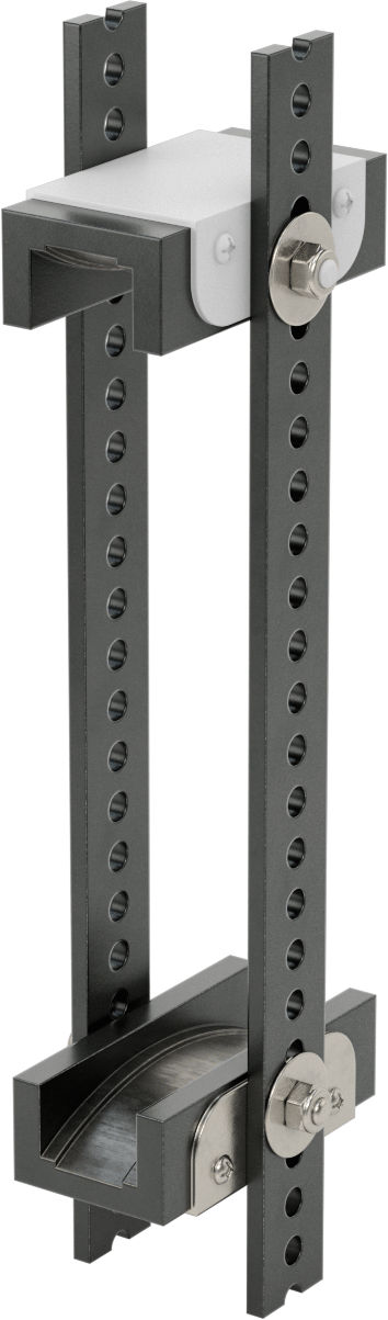 Yüzer Makaralı Zincir Gergisi, ANSI Numara 50 için, Titanyum — 304 Stainless Steel, HDPE, Plastic, Stainless Steel, Titanium, 2 7⁄8", Der…