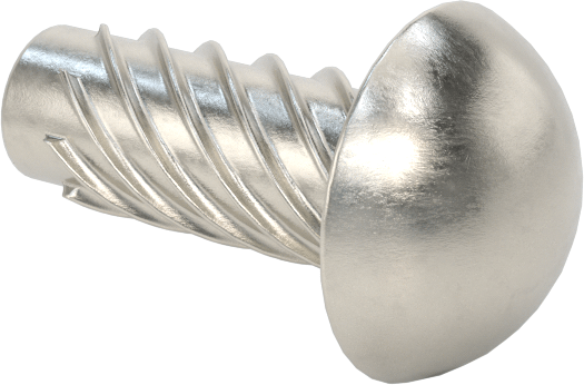 Metal için 18-8 Paslanmaz Çelik Vidalı Çiviler, Plastik ve Kontrplak, 12 Boyut, 1/2" Uzunluk