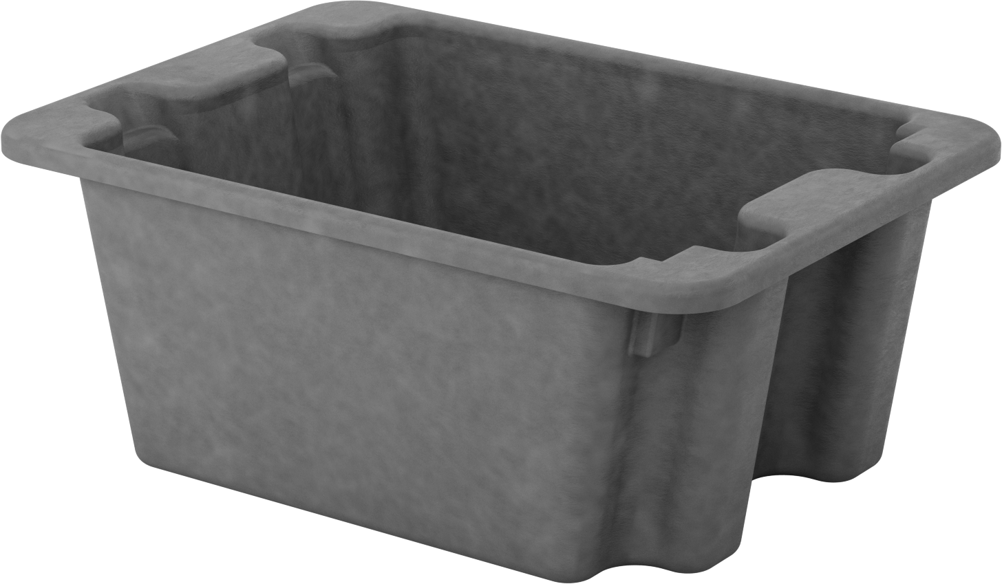 Fiberglas Taşıma Kutusu, 25-1/4" x 18" x 10" Toplam Boyut — 25 1⁄4", 10", 18"