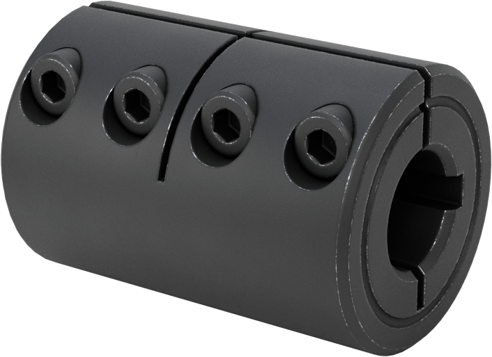 İşlenebilir Delikli Sıkıştırma Mili Kaplini, Çelik, 10 mm x 10.000 mm-6.000 mm Kamalı Mil Çapı için