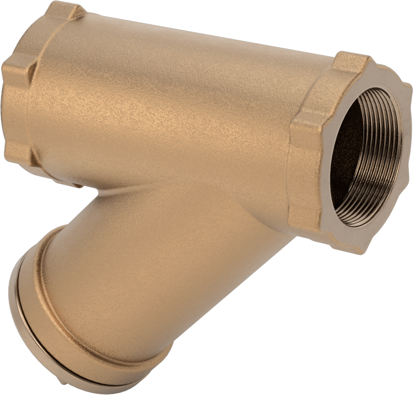 Manyetik Tapalı Orta Basınçlı Bronz Y-Süzgeç, 2 NPT