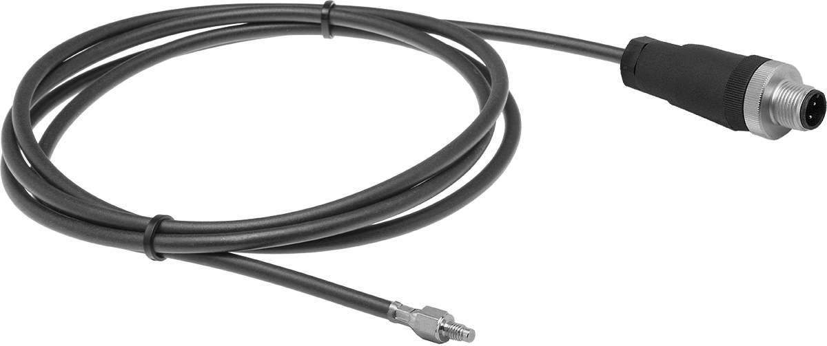 Yüzeyler için RTD Probu, Mikro M12 Konektör, -20 ila 350 Derece F, M5x0.8 mm Diş