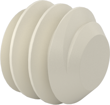 Naylon Düz Uçlu Setskur, 4-40 Diş, 3/32" Uzunluk