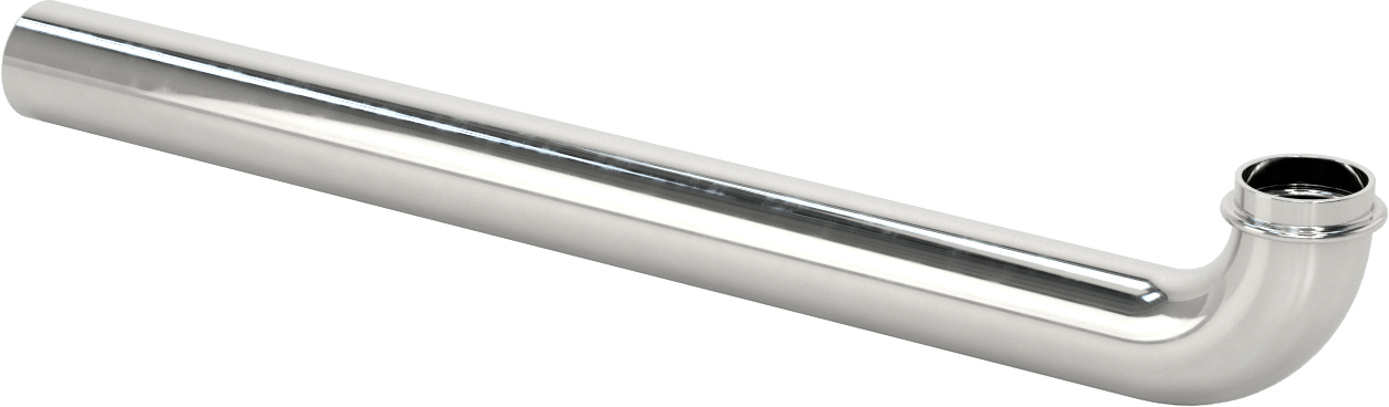 Duvar Dönüşlü Lavabo Sifonu, 1-1/4" Dış Çap