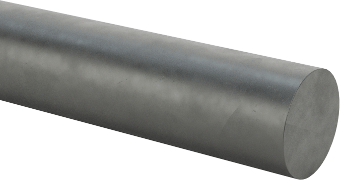 Yüksek Mukavemetli 1045 Karbon Çelik, 1/4" Çaplı Çubuk