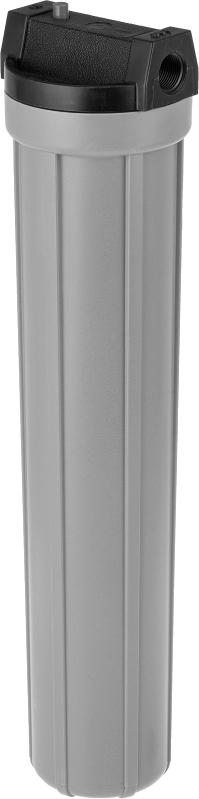 Plastik Filtre Muhafazası, Tortu için, Mavi, 3/4 NPT, 20" Yüksekliğinde Kartuş, 10 gpm — 3⁄4, Su, Plastic, Polypropylene