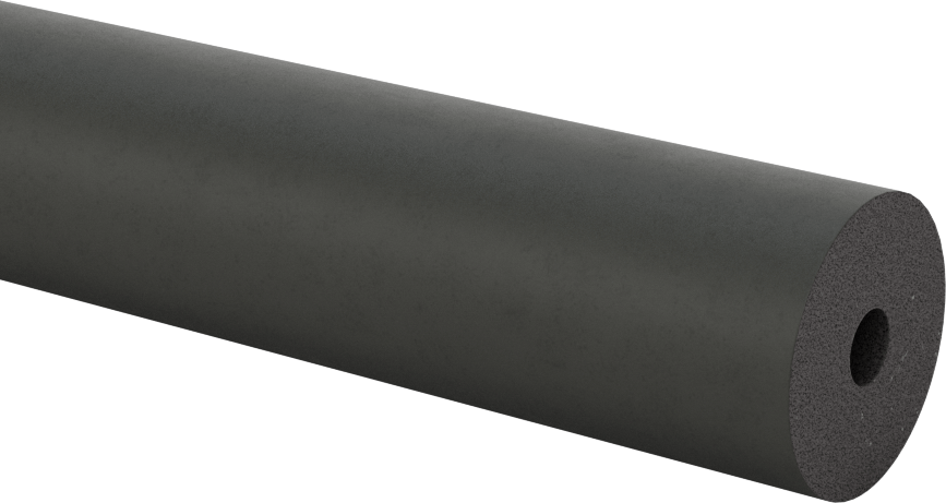 Açık Uçlu Yuvarlak Tutamaklar, Uzunlukta Kesim, Pürüzsüz Buna-N, Sarı, 1/4" Dış Çap için, 2 Fit Uzunluk