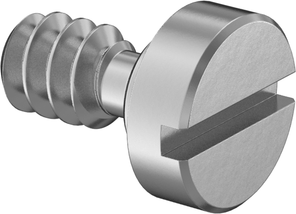 Yivli 18-8 Paslanmaz Çelik Hassas Omuzlu Vida, 2 mm Omuz Çapı, 0.5 mm Omuz Uzunluğu, M1.6 x 0.35 mm Diş
