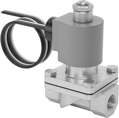 Viton® Contalı Pirinç Solenoid Açma/Kapama Vanası, Soğutucu ve Deterjan için, Açık