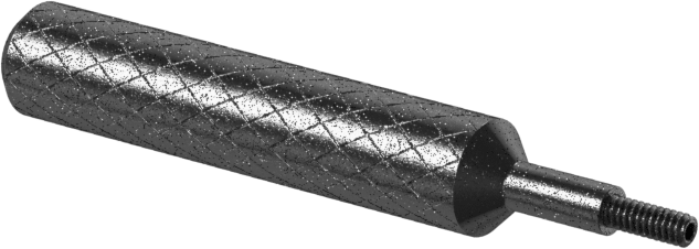 Hızlı Açılır Mil Bileziği Kolu, Siyah Oksit 1215 Karbon Çelik, M3 x 0.5 mm Dişli