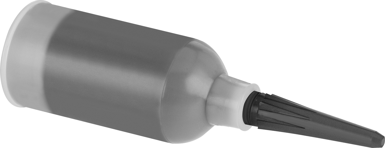 Kimyasallara Dayanıklı Viton® Floroelastomer Sızdırmazlık Maddesi, Kendi Kendini Düzleştiren, 2.5 FL. oz. Kartuş — Bases, Brake Fluid, Fe…