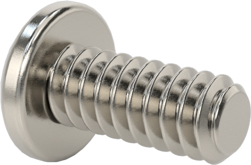 Silindir Başlı Kombinasyonlu Phillips/Oluklu Vidalar, 4-40 Diş, 1/4" Uzunluk