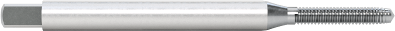 Yüksek Hızlı Çelik Talaş Temizleme Kılavuzu, Geçiş Delikleri için, TiCN Kaplamalı, M2.3 x 0.4 mm Diş Boyutu — M2.3 × 0.4 mm, Spiral Uç, A…