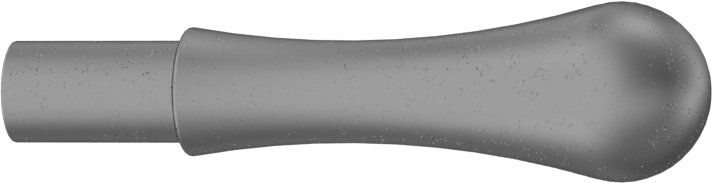 İtmeli kol, 7/16" Uzunluk 1/4" Çaplı Saplama, 1-5/16" Uzunluk