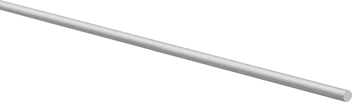 Krom Kaplama Düşük Karbonlu Çelik Çubuk, 1/4" Çap