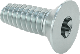 Çelik Torx Havşa Başlı Diş Açıcı Vida, Çinko Kaplamalı