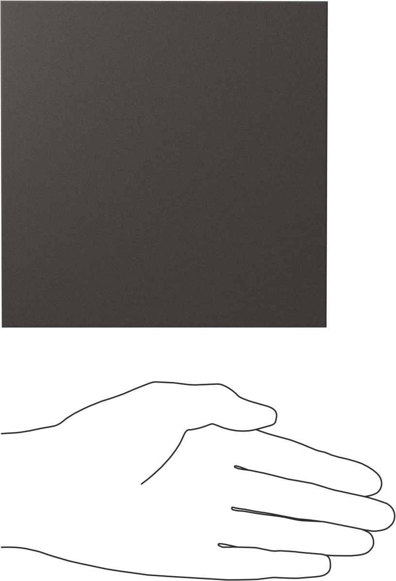 Ekonomik Kimyasal Dayanıklı Naylon Köpük Levha, 1/8" Kalınlık, 6" x 6"