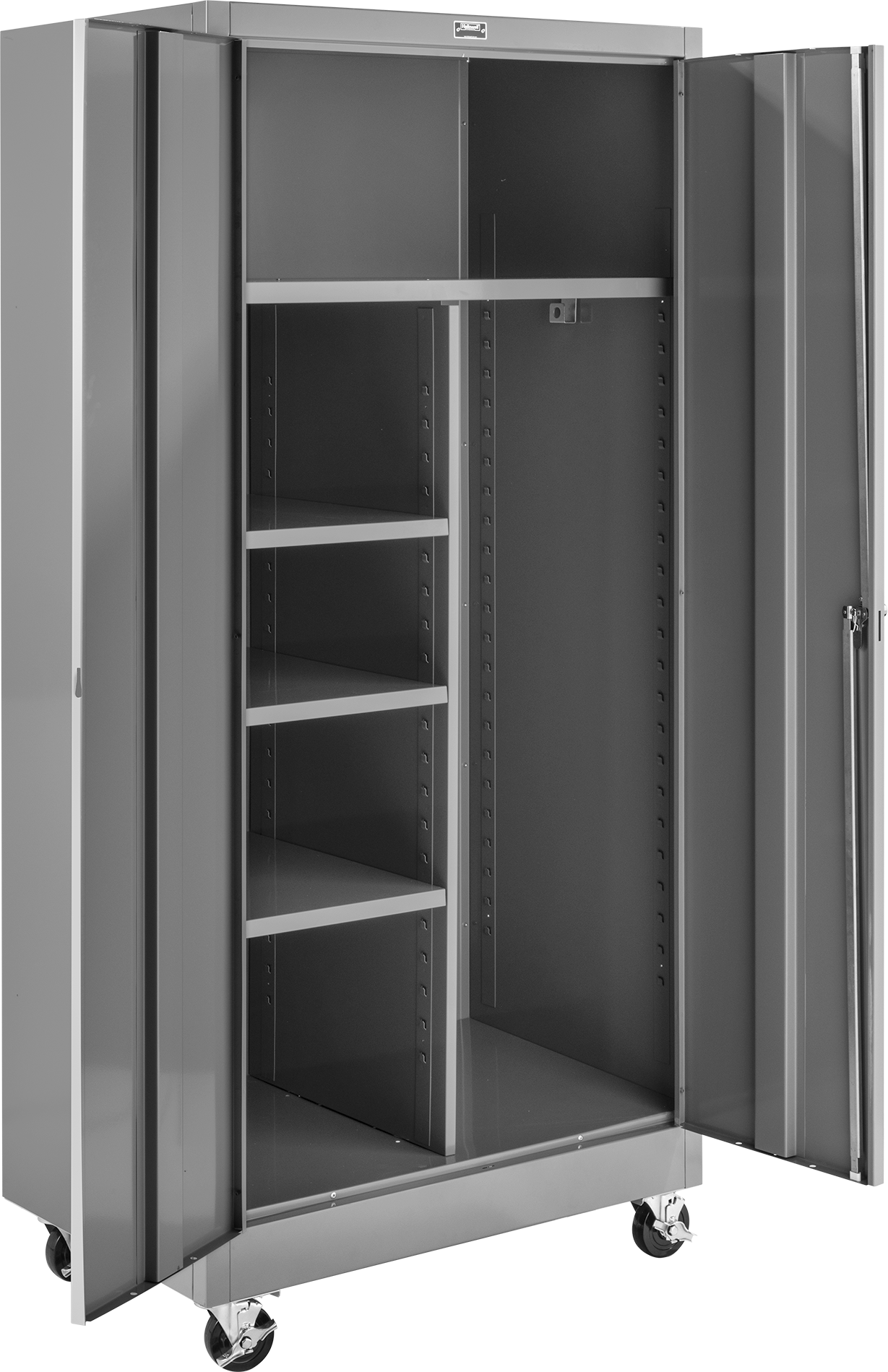 Mobil Gardırop Dolabı, Raflı, 36" Genişlik x 77" Yükseklik x 24" Derinlik, Bej