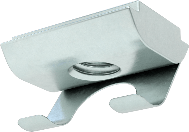 Kendinden Hizalamalı T-Yivli Çerçeve Somunları, Yaylı Tırnak, Takılabilir, 45 mm Ray için, 1/4"-20 Diş Boyutu
