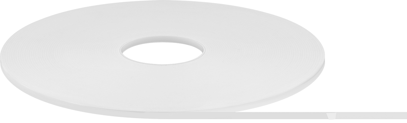 Hafif Hizmet Tipi Köpük Montaj Bandı, Kauçuk Yapıştırıcı, 0.036 inç Kalınlık, 1/4" Genişlik, 15 Fit Uzunluk