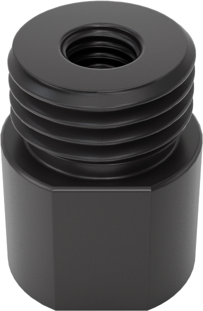 Ultra Hassas Kılavuz Vida için M3 x 0.5 mm Dış Dişli PEEK Somun — M3, 0.5 mm, Somun