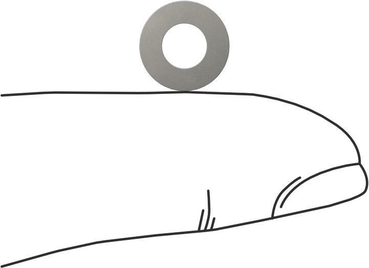 Sert Fiber Pullar, 8 Numaralı Vida için, 0.188" İç Çap, 0.375" Dış Çap, 0.014"-0.016" Kalınlık