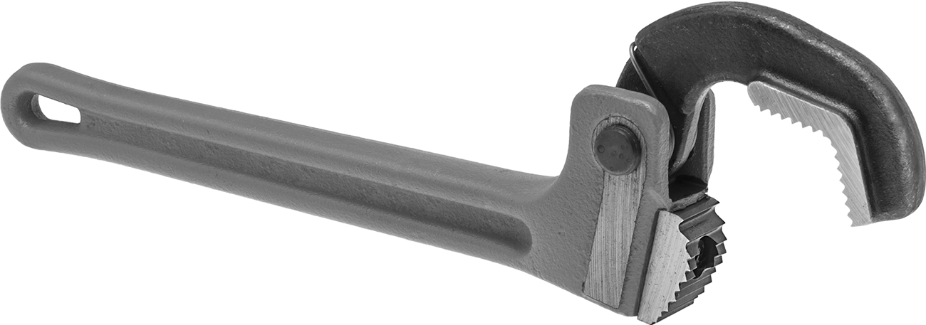 Kendinden Ayarlı Boru Anahtarı, Çelik, 10" Toplam Uzunluk, 1/8" ila 1-1/2" Çene Kapasitesi