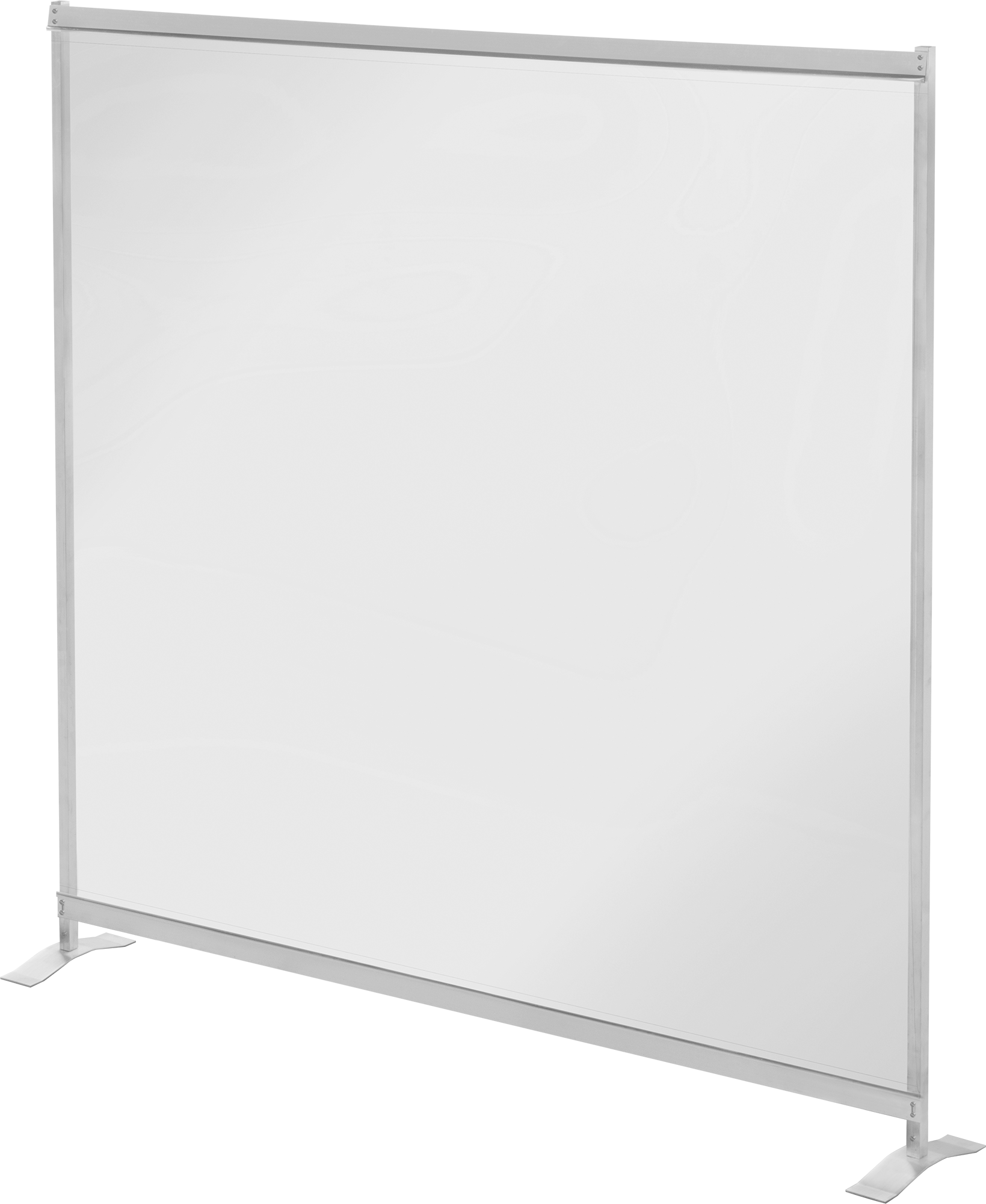 Esnek Koruyucu Panel, Bağımsız, 72" Yükseklik x 72" Genişlik — 72", 72", 500 mil