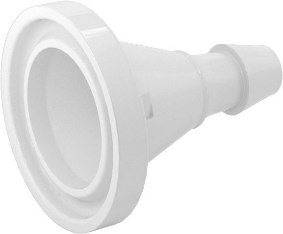 Süt Ürünleri için Hızlı Kelepçe Bağlantı Parçası, Adaptör, 3/4" Boru Dış Çapı x 1/4" Tırnaklı Boru İç Çapı için