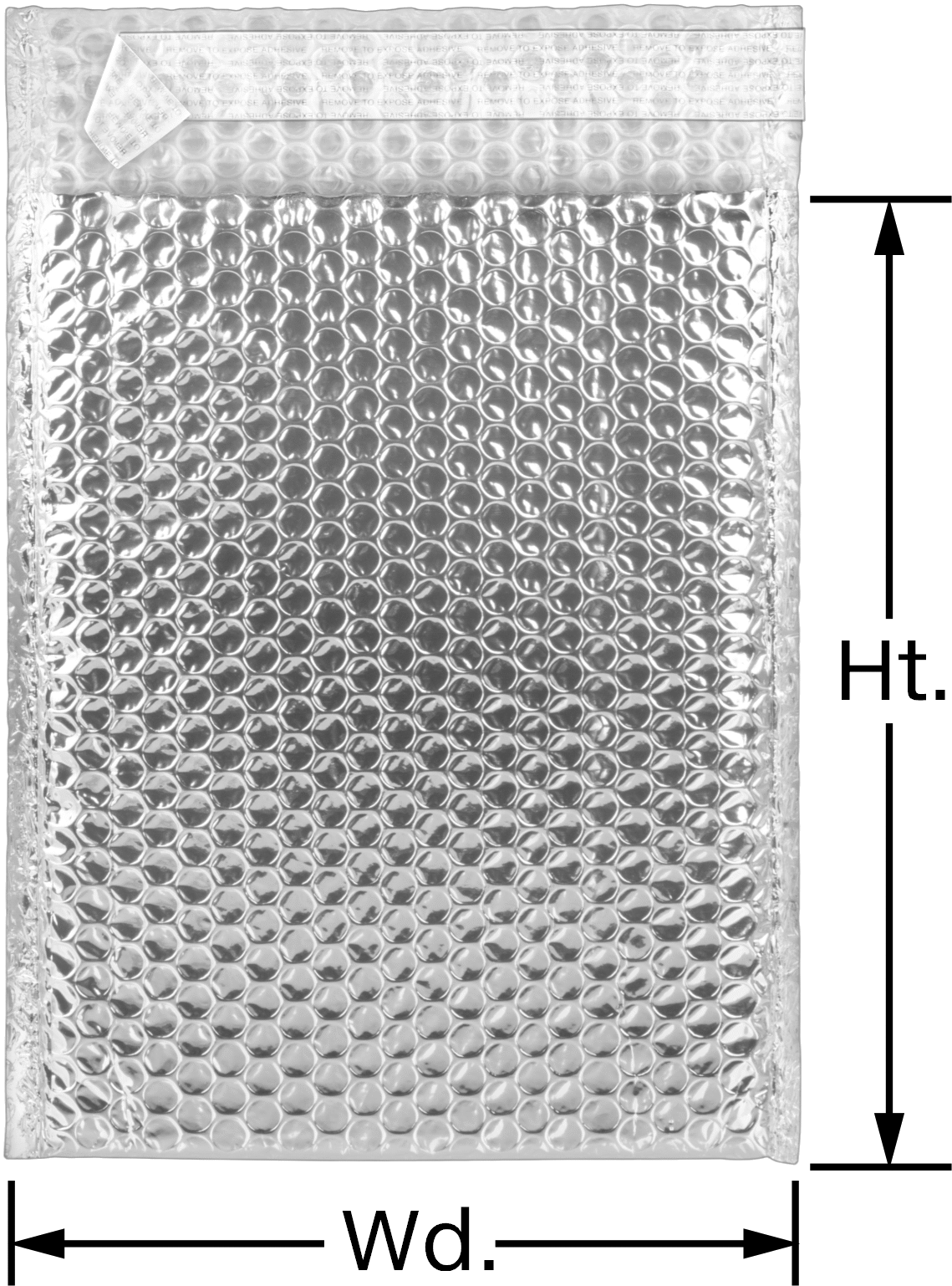 Yalıtımlı Kabarcık Posta Zarfı, 8" Genişlik x 11" Yükseklik