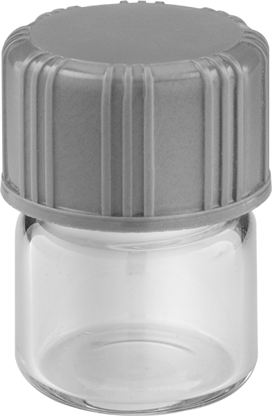 Cam Şişeler, Şeffaf, 0.042 FL oz/1.2 ml Kapasite