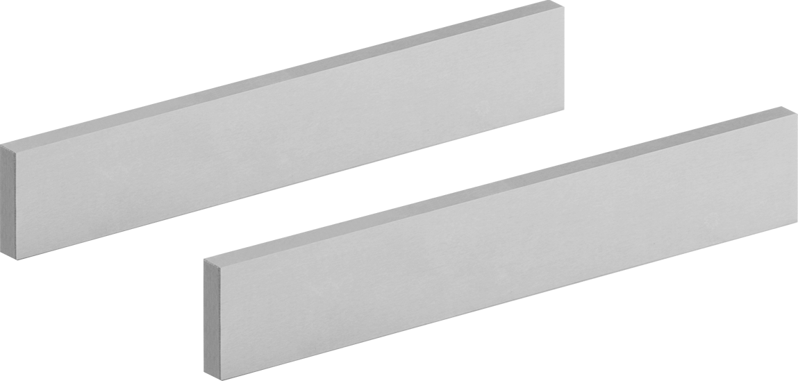 4 Hassas Taşlanmış Yüzlü Paraleller, 6" Uzunluk x 1/4" Kalınlık x 1/2" Yükseklik