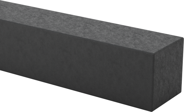 Viton® Floroelastomer Kord Profil, Kare Profil, Kimyasal Dayanıklı 1 mm Genişlik