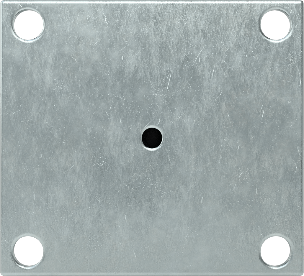 5-1/2" x 5" Plakalı Yüksek Kapasiteli Spartan Tekerlek, 6 inç Çapında Fenolik Tekerlekli Sert