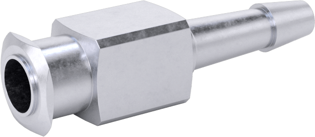 Hava için Pirinç Luer Lock Tüp Bağlantısı, Soket, 1/16"-3/32" Tırnaklı Boru için