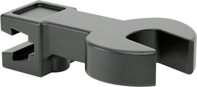 Değiştirilebilir Başlı Tork Anahtarı için 1/2" Tahrik Boyutu Altıgen Açık Uçlu Baş — Standart, 350 in·lbf, Tork Sınırlayıcı