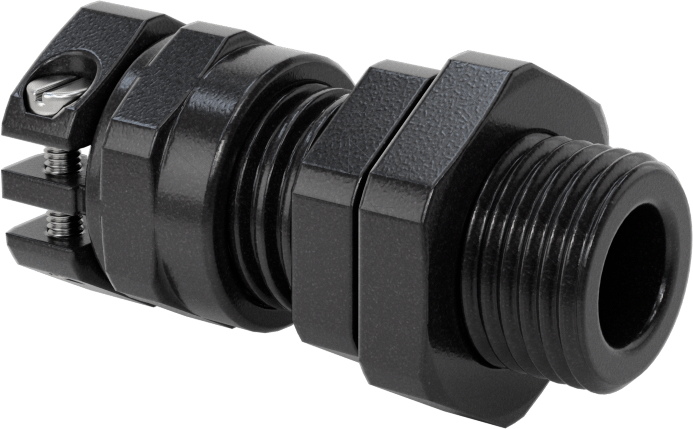 Vidalı Sure-Grip Dalgıç Kablo Tutucu, Plastik, 0.16"-0.31" Kordon Dış Çapı için, PG-9 Delik Boyutu