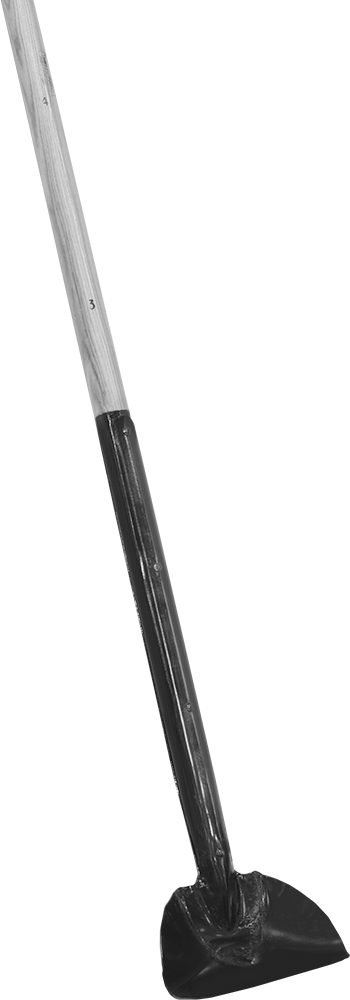 Ekstra Uzun Saplı Kazma, 96 inç Toplam Uzunluk, 9-3/4" Genişlik x 8-3/4" Yükseklik Bıçak