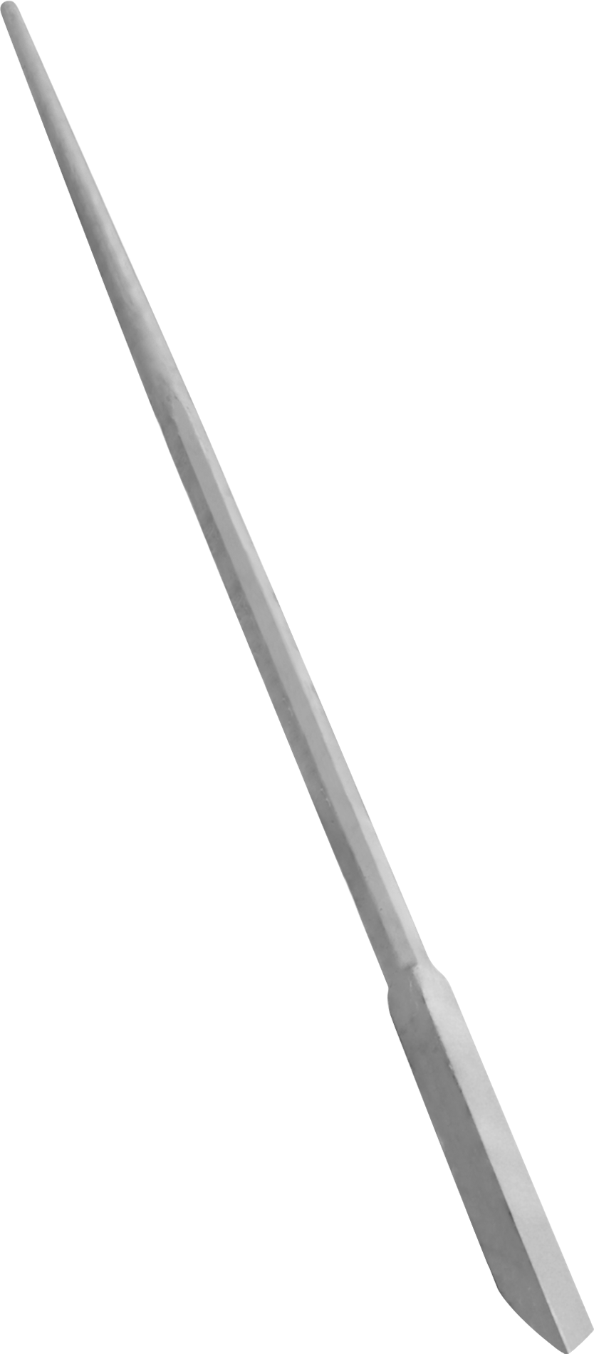 Kıvılcım Çıkarmayan Levye, Düz Keski x Düz Yuvarlak Uç, 60 inç Toplam Uzunluk — Aluminum Bronze, Bronze, 60", 1 1⁄4"