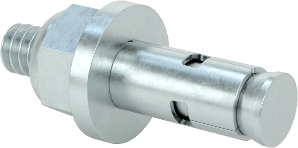 Altıköşe Somunlu Gömlekli Dübel, Blok ve Tuğla için, 1/4" Çap, 1-1/8" Uzunluk