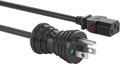 Sure-Grip Elektronik Ekipman Güç Kablosu