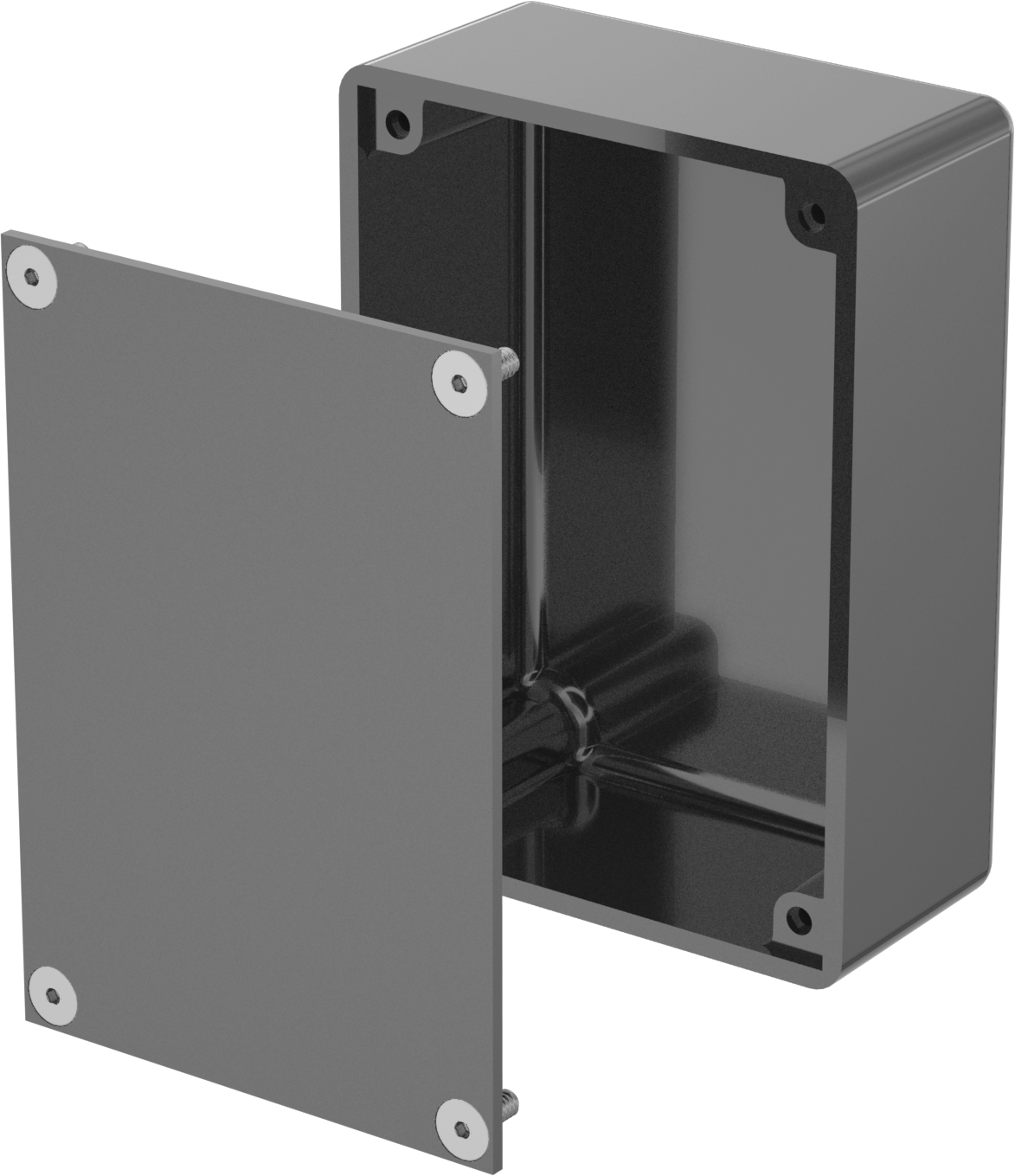 Yüksek Sıcaklık Kaplama Kutuları, 3-1/2" Yükseklik x 2-1/2" Genişlik x 1-1/4" Derinlik